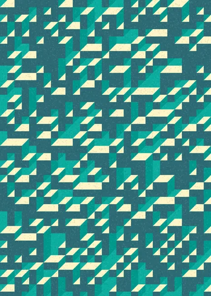 Edward Zajecs 2. Cubo 'nun 1971' deki uygulaması. Esasen 8 taştan oluşan bir Truchet fayans seti ve yerleştirme sanatı illüstrasyonu için kurallar  