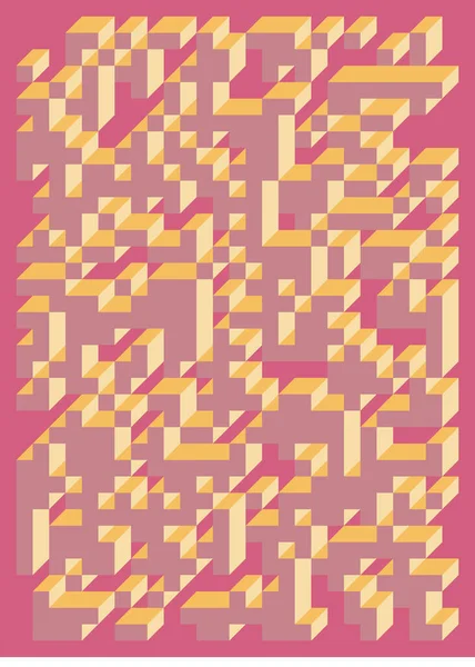 Implementation Edward Zajec Cubo 1971 Essentially Truchet Tile Set Tiles — Image vectorielle