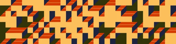 Abstrakter Geometrischer Hintergrund Umsetzung Von Edward Zajecs Cubo Aus Dem — Stockvektor