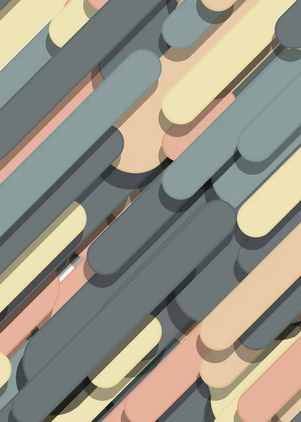 Illustration Fond Couleur Abstraite Lignes Cercles Art Génératif — Image vectorielle