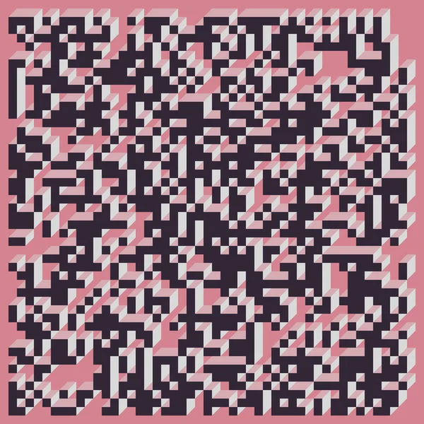 Edward Zajecs 2. Cubo 'nun 1971' deki uygulaması. Esasen 8 taştan oluşan bir Truchet fayans seti ve yerleştirme sanatı illüstrasyonu için kurallar  