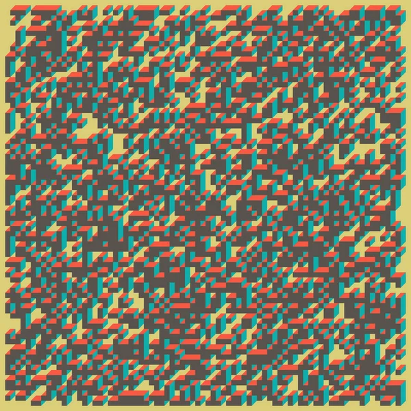 Edward Zajecs 2. Cubo 'nun 1971' deki uygulaması. Esasen 8 taştan oluşan bir Truchet fayans seti ve yerleştirme sanatı illüstrasyonu için kurallar  