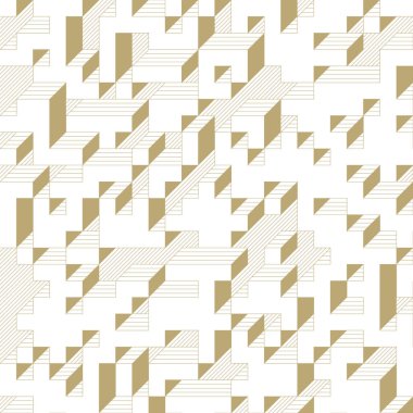 Edward Zajecs 2. Cubo 'nun 1971' deki uygulaması. Esasen 8 taştan oluşan bir Truchet fayans seti ve yerleştirme sanatı illüstrasyonu için kurallar 