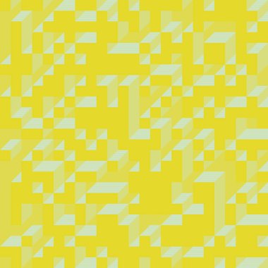 Edward Zajecs 2. Cubo 'nun 1971' deki uygulaması. Esasen 8 taştan oluşan bir Truchet fayans seti ve yerleştirme sanatı illüstrasyonu için kurallar 