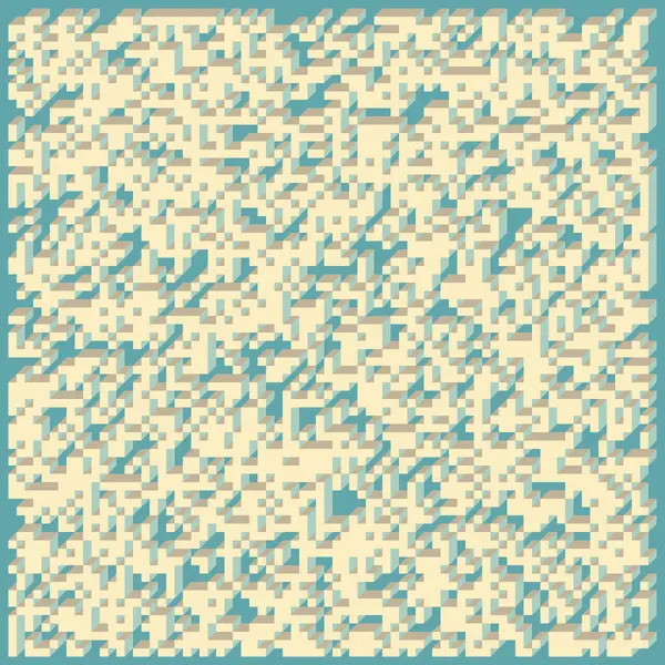 Soyut geometrik arkaplan. Edward Zajecs 2. Cubo 'nun 1971' deki uygulaması. Esasen 8 taştan oluşan bir Truchet fayans seti ve yerleştirme sanatı illüstrasyonu için kurallar 