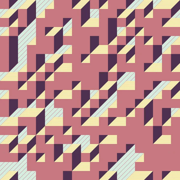 Edward Zajecs 2. Cubo 'nun 1971' deki uygulaması. Esasen 8 taştan oluşan bir Truchet fayans seti ve yerleştirme sanatı illüstrasyonu için kurallar  