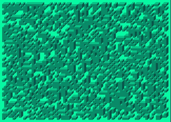 Edward Zajecs 2. Cubo 'nun 1971' deki uygulaması. Esasen 8 taştan oluşan bir Truchet fayans seti ve yerleştirme sanatı illüstrasyonu için kurallar 