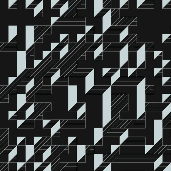 Edward Zajecs 2. Cubo 'nun 1971' deki uygulaması. Esasen 8 taştan oluşan bir Truchet fayans seti ve yerleştirme sanatı illüstrasyonu için kurallar  