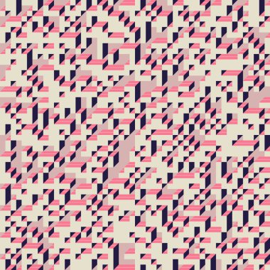 Edward Zajecs 2. Cubo 'nun 1971' deki uygulaması. Esasen 8 taştan oluşan bir Truchet fayans seti ve yerleştirme sanatı illüstrasyonu için kurallar  