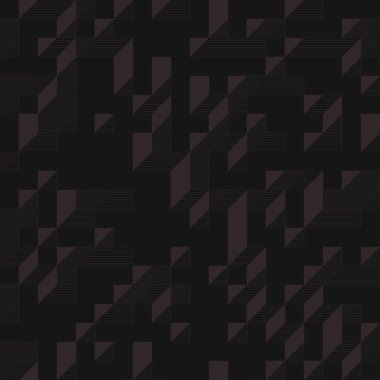 Edward Zajecs 2. Cubo 'nun 1971' deki uygulaması. Esasen 8 taştan oluşan bir Truchet fayans seti ve yerleştirme sanatı illüstrasyonu için kurallar 