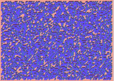 Edward Zajec 'in 1971' deki Il Cubo 'sunun uygulanması. Esasen 8 taştan oluşan bir Truchet fayans seti ve yerleştirme sanatı illüstrasyonu için kurallar