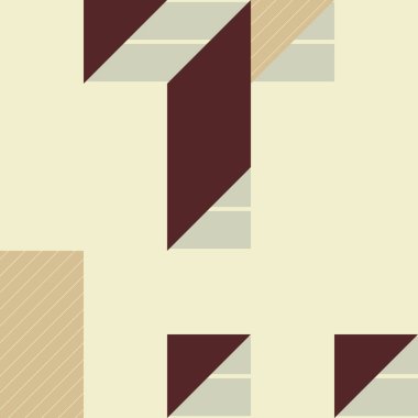 Edward Zajecs 2. Cubo 'nun 1971' deki uygulaması. Esasen 8 taştan oluşan bir Truchet fayans seti ve yerleştirme sanatı illüstrasyonu için kurallar 