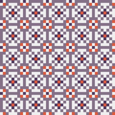 Soyut çapraz desenli üretken hesaplama sanatı çizimi