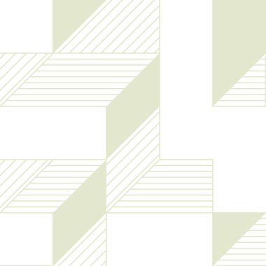 Edward Zajecs 2. Cubo 'nun 1971' deki uygulaması. Esasen 8 taştan oluşan bir Truchet fayans seti ve yerleştirme sanatı illüstrasyonu için kurallar  