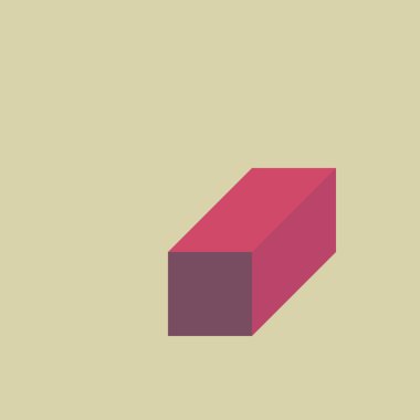 Edward Zajec 'in 1971' deki Il Cubo 'sunun uygulanması. Esasen 8 taştan oluşan bir Truchet fayans seti ve yerleştirme sanatı illüstrasyonu için kurallar