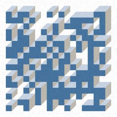 Soyut geometrik arkaplan. Edward Zajecs 2. Cubo 'nun 1971' deki uygulaması. Esasen 8 taştan oluşan bir Truchet fayans seti ve yerleştirme sanatı illüstrasyonu için kurallar 
