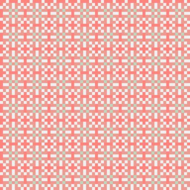 Soyut çapraz desenli üretken hesaplama sanatı çizimi