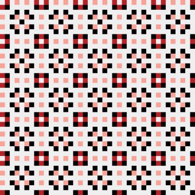 Soyut çapraz desenli üretken hesaplama sanatı çizimi