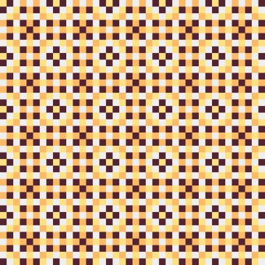 Soyut çapraz desenli üretken hesaplama sanatı çizimi