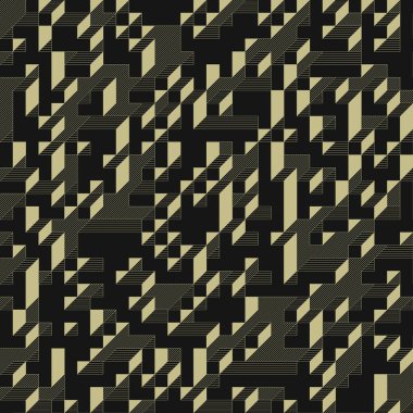 Edward Zajecs 2. Cubo 'nun 1971' deki uygulaması. Esasen 8 taştan oluşan bir Truchet fayans seti ve yerleştirme sanatı illüstrasyonu için kurallar 