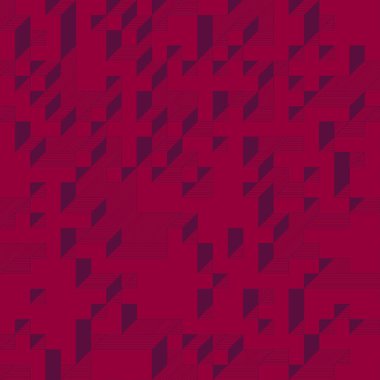 Edward Zajecs 2. Cubo 'nun 1971' deki uygulaması. Esasen 8 taştan oluşan bir Truchet fayans seti ve yerleştirme sanatı illüstrasyonu için kurallar 