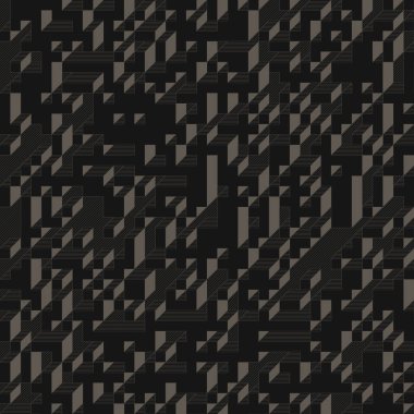 Edward Zajecs 2. Cubo 'nun 1971' deki uygulaması. Esasen 8 taştan oluşan bir Truchet fayans seti ve yerleştirme sanatı illüstrasyonu için kurallar 