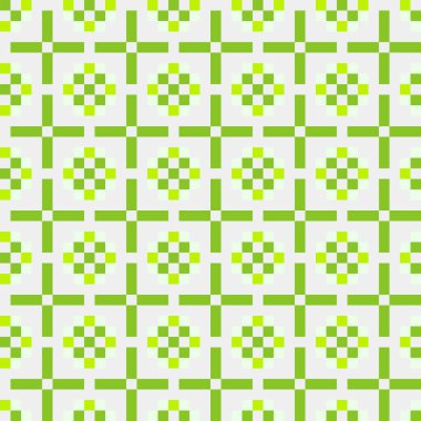 Soyut çapraz desenli üretken hesaplama sanatı çizimi