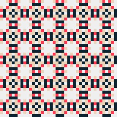 Soyut çapraz desenli üretken hesaplama sanatı çizimi