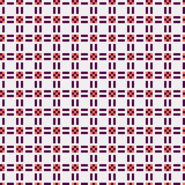 Soyut çapraz desenli üretken hesaplama sanatı çizimi