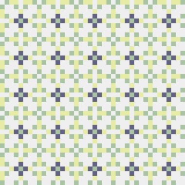 Soyut çapraz desenli üretken hesaplama sanatı çizimi