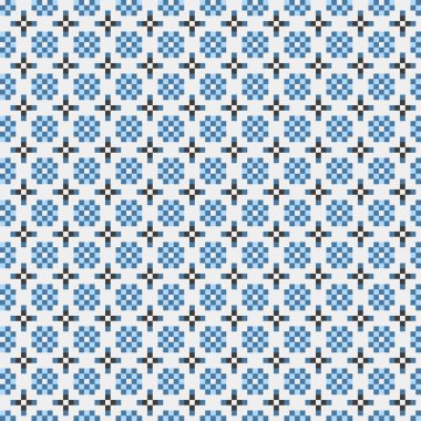 Soyut çapraz desenli üretken hesaplama sanatı çizimi