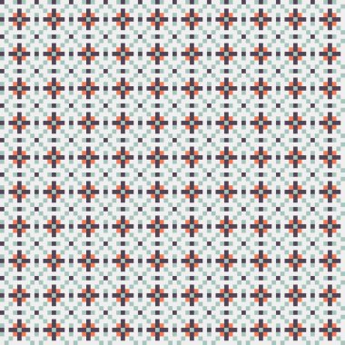 Soyut çapraz desenli üretken hesaplama sanatı çizimi