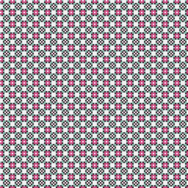 Soyut çapraz desenli üretken hesaplama sanatı çizimi