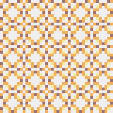 Soyut çapraz desenli üretken hesaplama sanatı çizimi