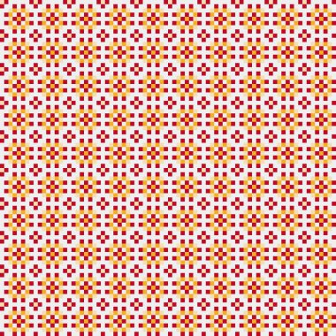 Soyut çapraz desenli üretken hesaplama sanatı çizimi