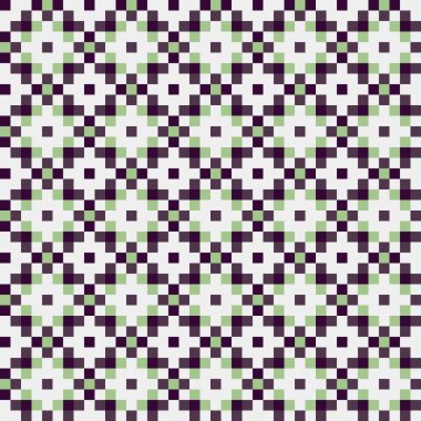 Soyut çapraz desenli üretken hesaplama sanatı çizimi