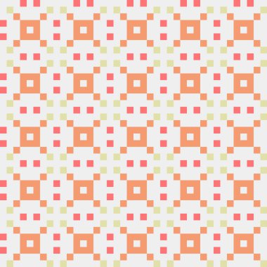 Soyut çapraz desenli üretken hesaplama sanatı çizimi