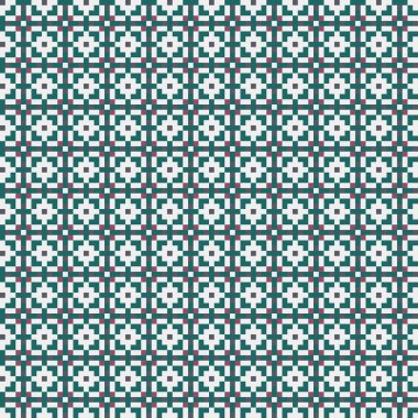 Soyut çapraz desenli üretken hesaplama sanatı çizimi