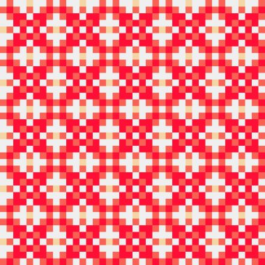 Soyut çapraz desenli üretken hesaplama sanatı çizimi