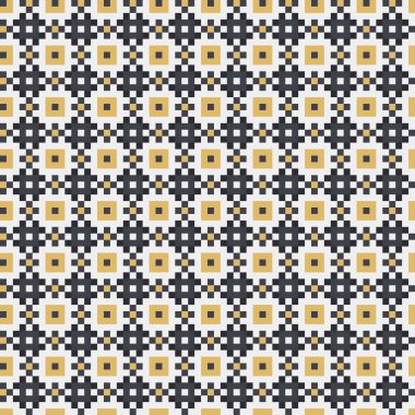 Soyut çapraz desenli üretken hesaplama sanatı çizimi