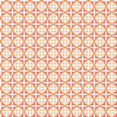 Soyut çapraz desenli üretken hesaplama sanatı çizimi