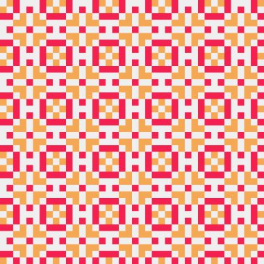 Soyut çapraz desenli üretken hesaplama sanatı çizimi