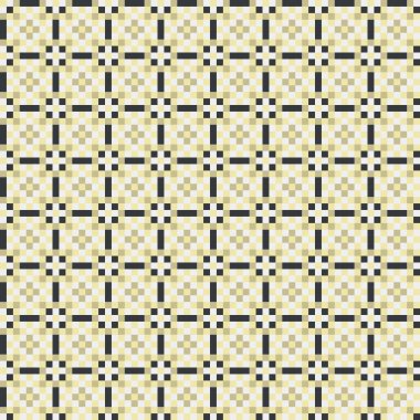 Soyut çapraz desenli üretken hesaplama sanatı çizimi