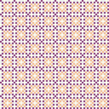 Soyut çapraz desenli üretken hesaplama sanatı çizimi