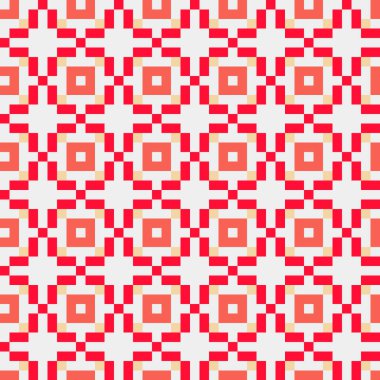 Soyut çapraz desenli üretken hesaplama sanatı çizimi