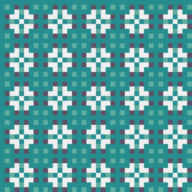 Soyut çapraz desenli üretken hesaplama sanatı çizimi