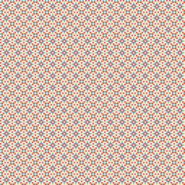 Soyut çapraz desenli üretken hesaplama sanatı çizimi