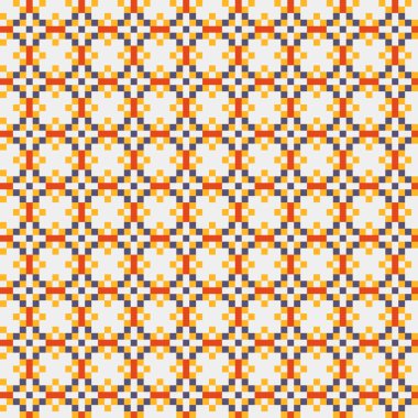 Soyut çapraz desenli üretken hesaplama sanatı çizimi