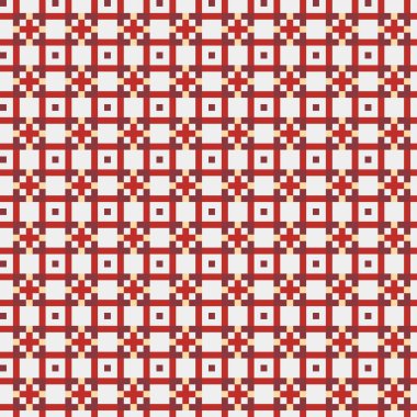 Soyut çapraz desenli üretken hesaplama sanatı çizimi