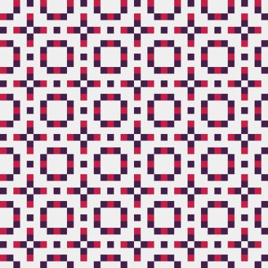 Soyut çapraz desenli üretken hesaplama sanatı çizimi